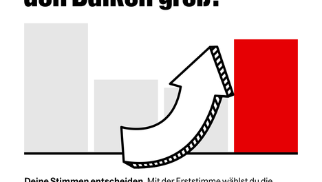 Die Zweitstimme macht den Balken groß! Die Zweitstimme macht den Balken groß!