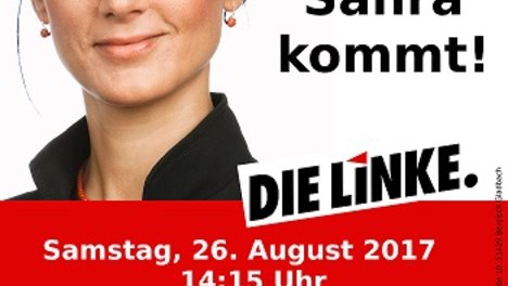 Sahra kommt! Sahra kommt! Am 26.08. nach Leichlingen.