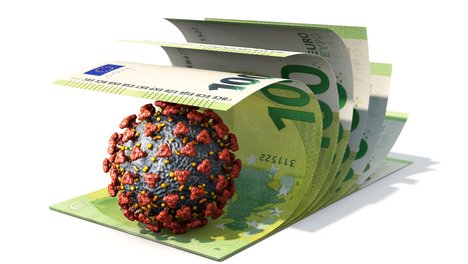 Corona, Coronavirus, Korruption, Geld, Coronahilfen, Profit, Covid-19, Geschäft, Corona-Hilfen, Schmiergeld, Skandal, Affäre, Kosten, Ausgaben, Corona-Virus, Provision, Virus, Deutschland, Schulden, Verschuldung, Neuverschuldung, Millionen, Geldscheine, Euro, Geldgeschäfte, Gebühren, Kredite, Zahlungsschwierigkeiten, Bestechung, Pandemie, Folgekosten, Investition, Banknoten, Euroscheine, Illustration, Symbolbild, EU, Europa, Gelder, Politik, Steuergeld, Finanzmittel, freigestellt, Profite, isoliert, Finanzmittel, Bundestagsabgeordnete, Schutzmasken, CDU, Provisionen, Symbol, 3D, Masken-Skandal